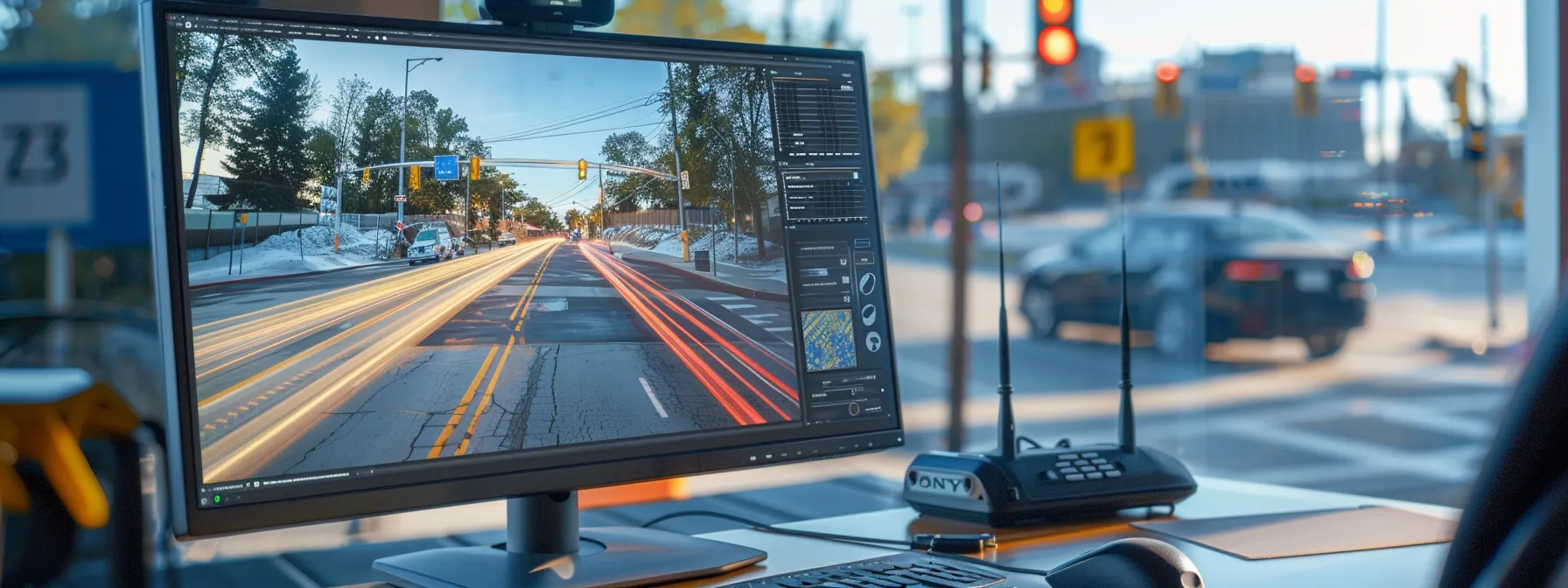 a computer screen displaying the new york state 5-hour online pre-licensing course with interactive lessons and road safety information.