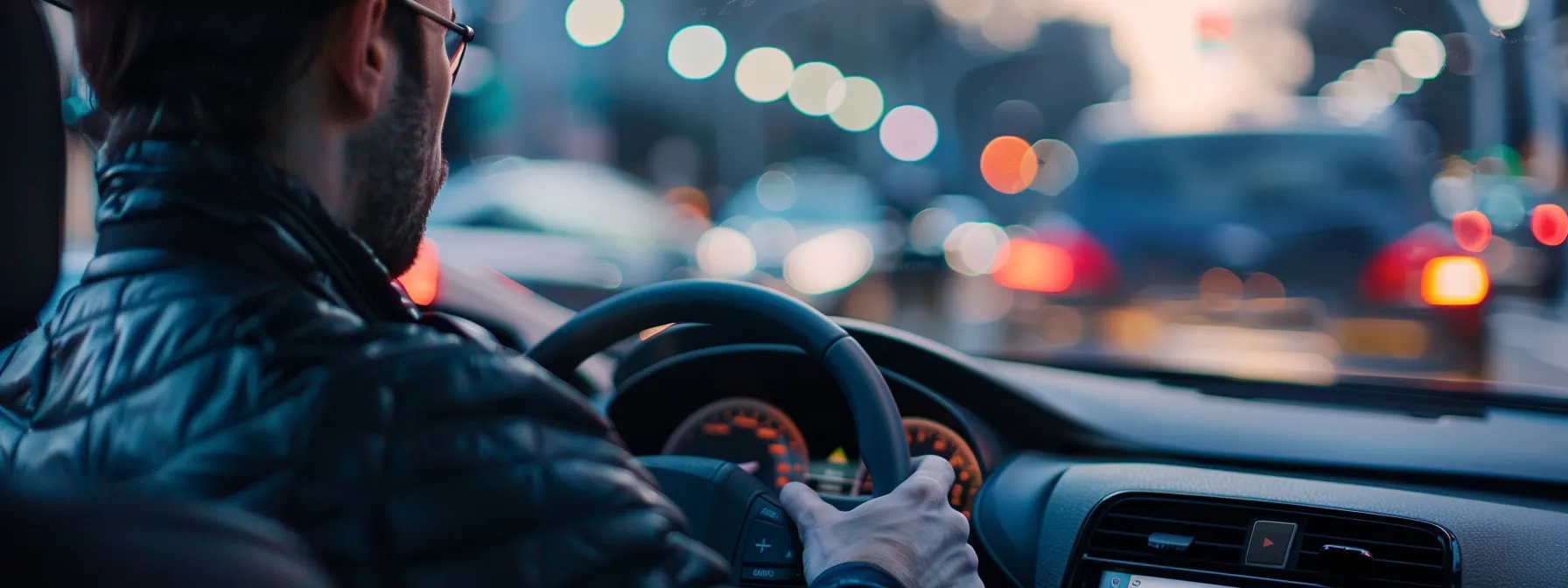 a person booking a new york state road test online with ease.