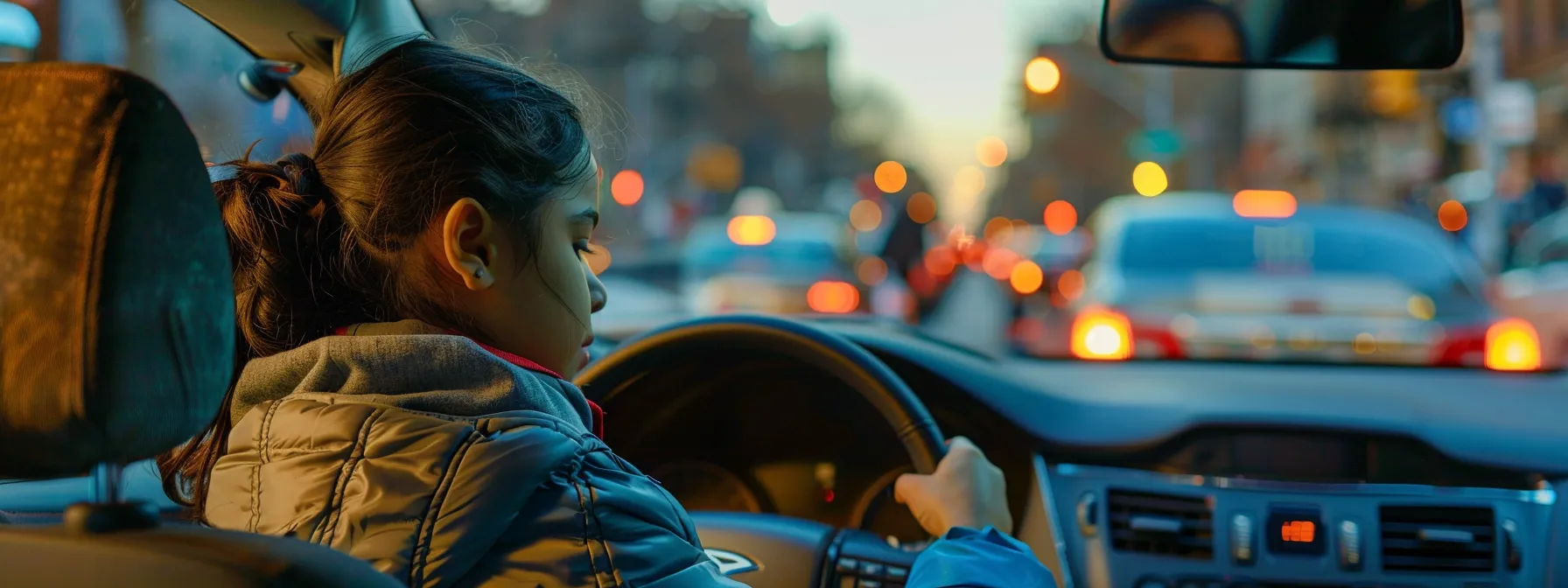 a parent in queens guiding their teen through the process of obtaining a learner's permit in new york.