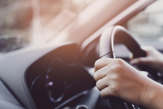 Improper Hand Placement on Steering Wheel