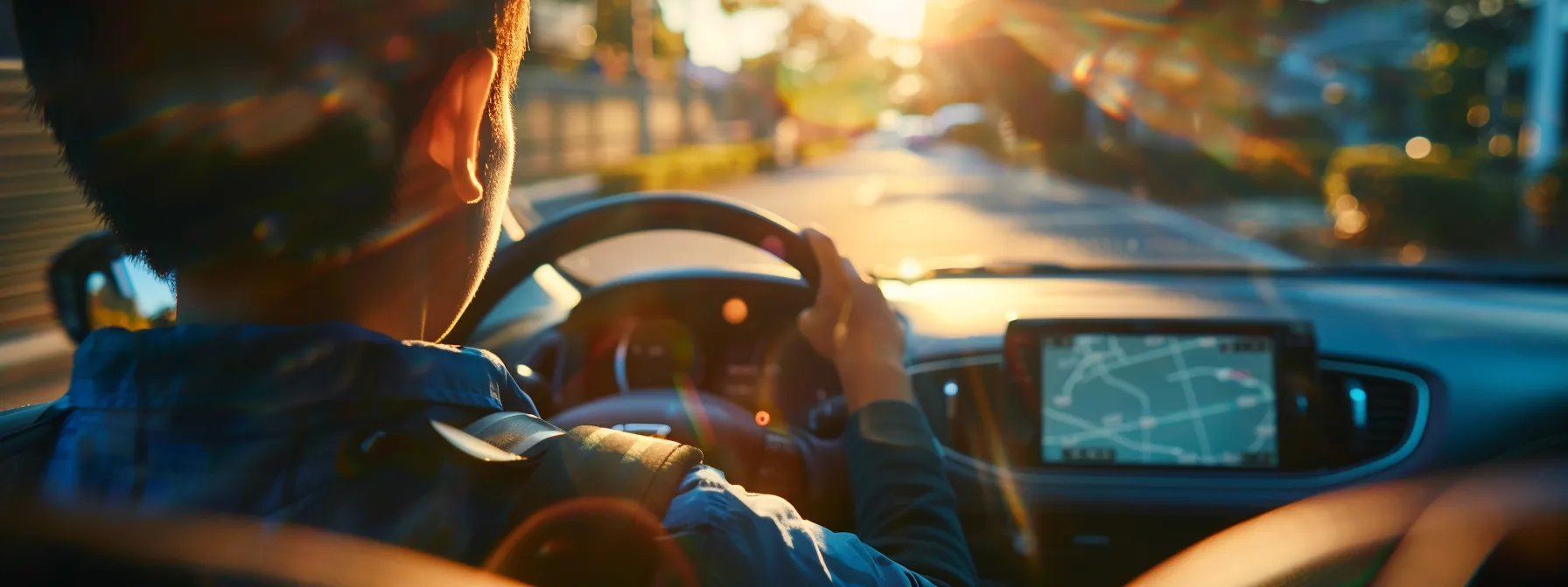 aspiring driver navigating through a test site with a mix of excitement and nerves.