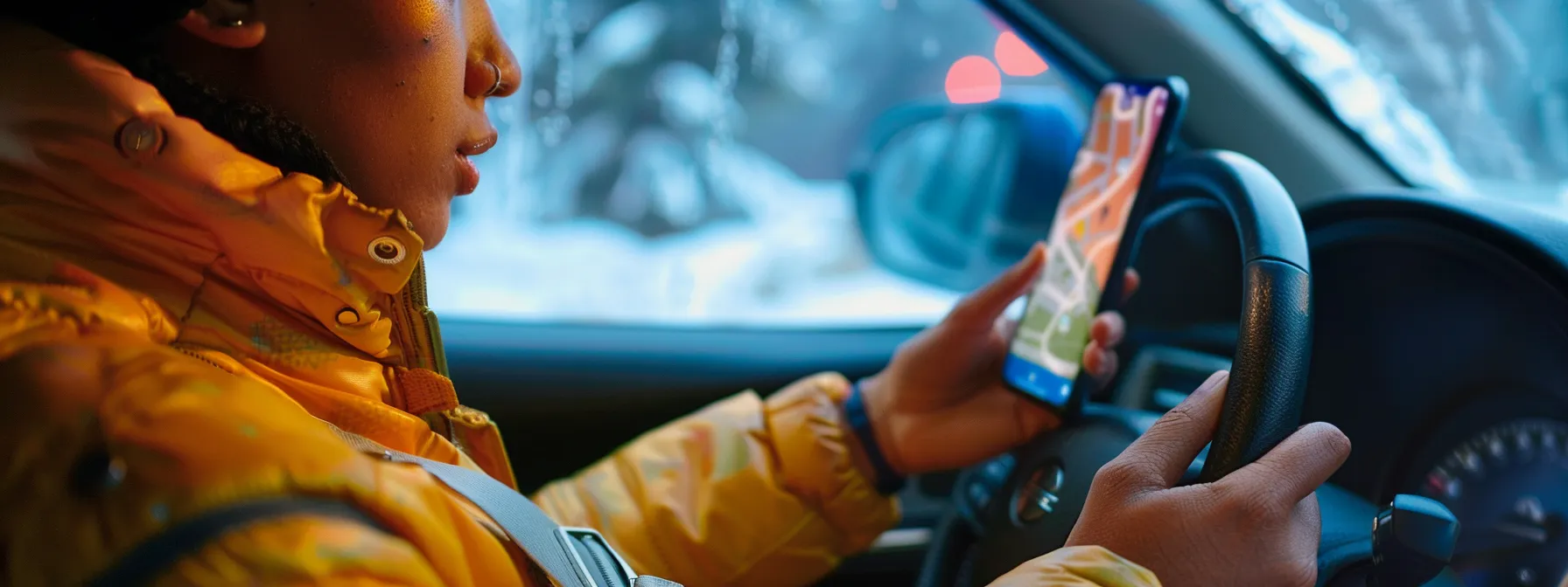 a person showing their phone to a transportation officer as a digital driver's license on the screen.