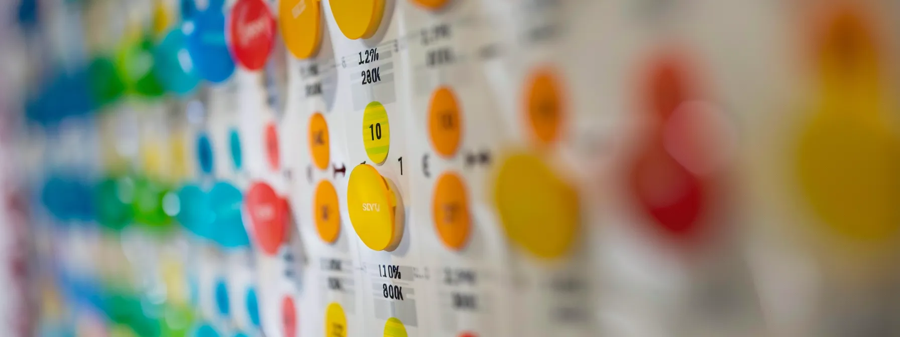 a close-up shot of a dmv scoring chart with color-coded sections and point allocation for driving tests.