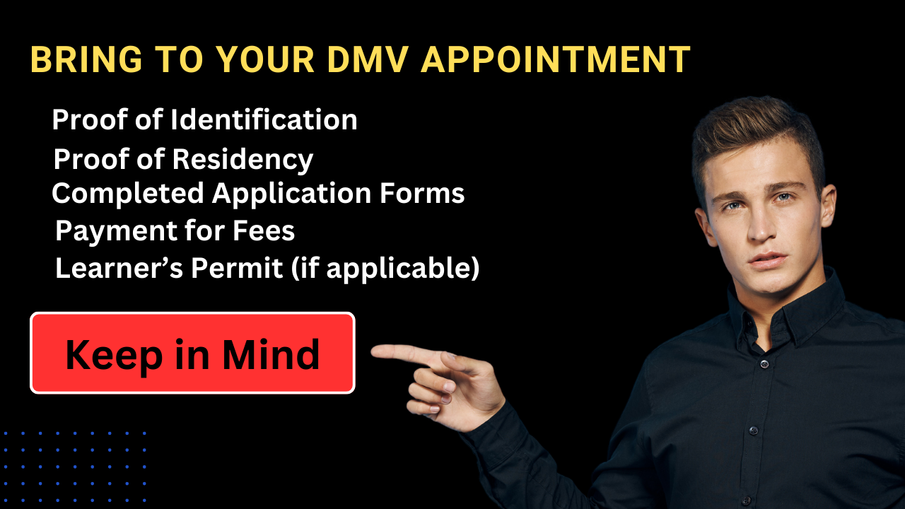 What to Bring to Your DMV Appointment