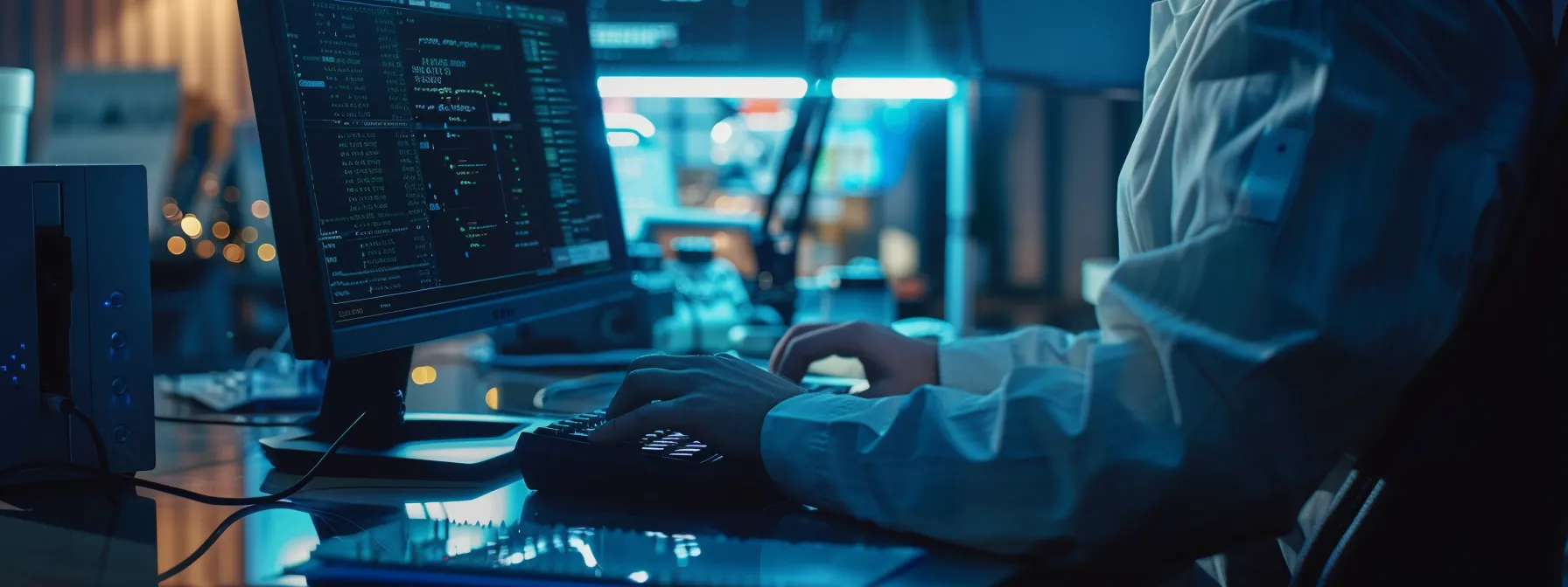 a person selecting a test location and date on a computer screen.