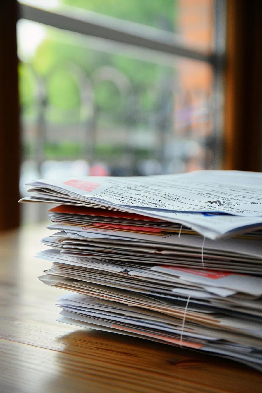 Stack of required documents for the NY road test: learner permit, pre-licensing certificate, and supervised driving log