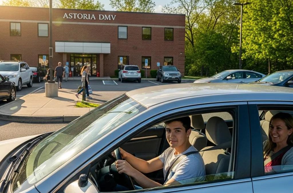 astoria dmv road test site