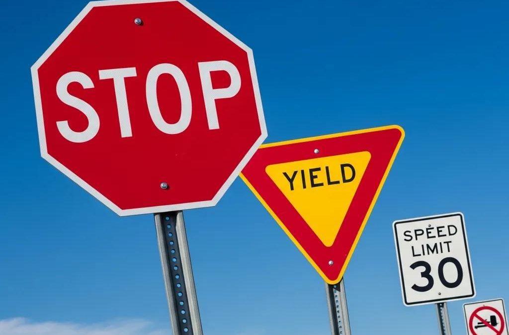 road signs permit test