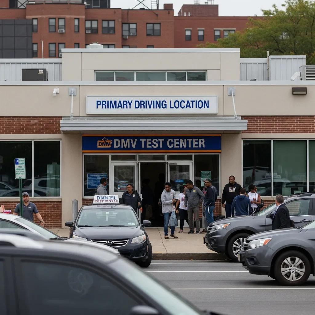 Yonkers driving test location exterior